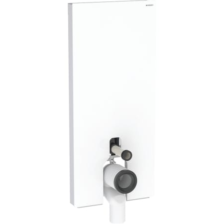 Moduł sanitarny Geberit Monolith do stojącej miski WC, 114 cm, okładzina przednia ze szkła